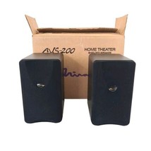  Mirage AVS-200 Surround Speakers Black Pair Home Theather Shielded Speaker - £35.66 GBP