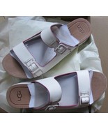 UGG Platform Sandals Hanneli Flatform White or Black Sizes 7 9 10 New $135 - £66.43 GBP