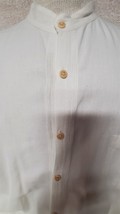 44 Confecciones Ivory Casual Button Up Shirt Folkoricas Ecuador - £16.37 GBP