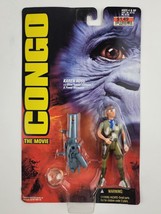 Congo The Movie Karen Ross 4.5&quot; Action Figure w/ cannon MOC Sealed Kenner - £8.70 GBP