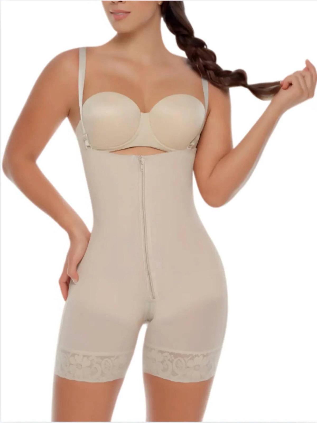 Siluets Braless Mid-Thigh Minimizer Bodysuit – Full Body Shaping &amp; Everyday - $61.00