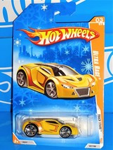 Hot Wheels 2009 Track Stars Target Snowflake Card #57 Ultra Rage Yellow w OH5SPs - £3.10 GBP