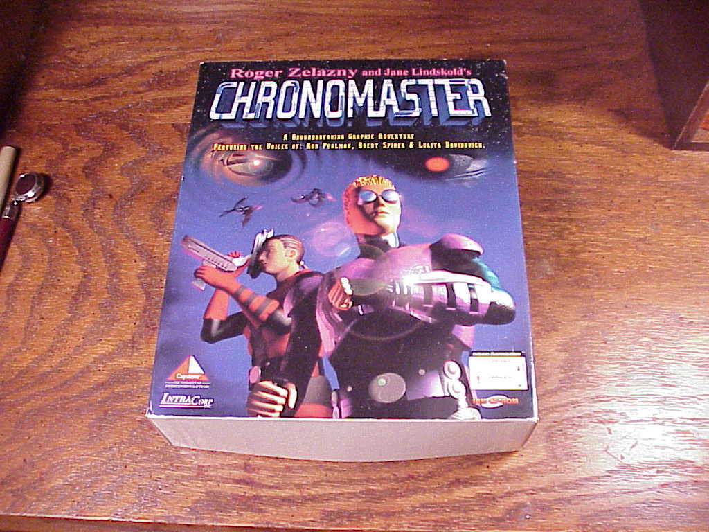 Vintage Chronomaster PC Game, Roger Zelazny, on CD-ROM, in Big Box - $19.95