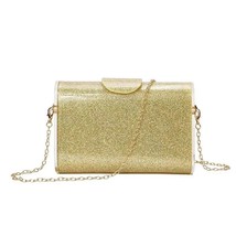 New Fashion Acrylic Evening Bag  Clutch Purse  Glitter Wallet Mini Chain  Crossb - £76.87 GBP