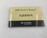 2008 Hyundai Azera Owners Manual Set with Case OEM D02B28049 - £11.89 GBP