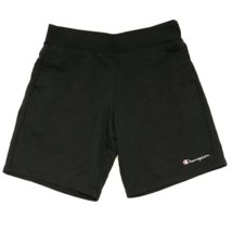 Vintage Champion Athletic Gym Shorts Mens L 36-38 Black Pockets Logo Script - £8.96 GBP