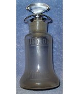 Vintage Collectible Mazola Vinegar Etched Glass Cruet with Stopper - €17,05 EUR