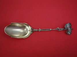 Art Silver c. 1860-1883 by Wood and Hughes Sterling Berry Scoop GW Leaf Twig - £785.59 GBP