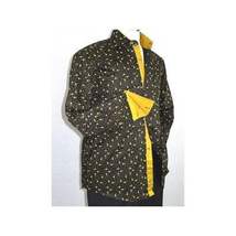 Men Shirt J.Valintin Turkey Usa Egyptian Cotton Axxess Style 2Z50-06 Black image 4