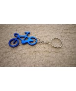 10 Speed Bicycle Bike Anodized Blue Keychain / Bottle Opener 4.5&quot; USA SE... - £9.42 GBP