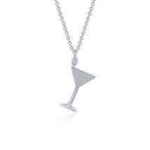 Lafonn Women's Pave Martini Glass Necklace Size One Size - $78.21