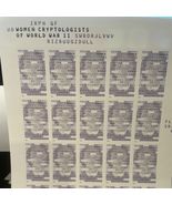WOMEN CRYPTOLOGISTS OF WW II  MINT SHEET. - $16.65
