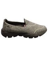 SKECHERS Walking Shoes Women 6.5 Gray Black Air Cooled Goga Mat Ultra Go... - $53.73 CAD