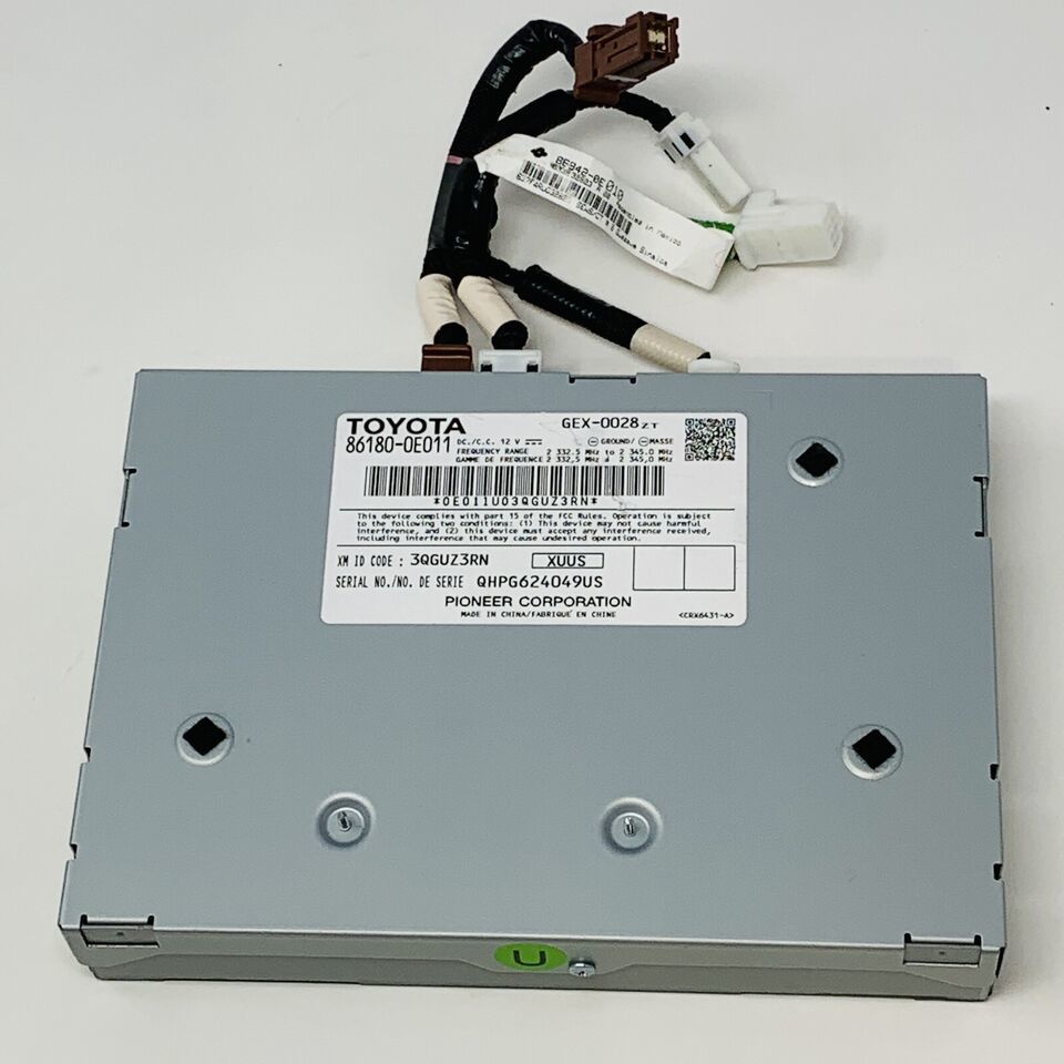 2013-21 Toyota Satellite XM sirius Radio Receiver Module Wire Connector ...