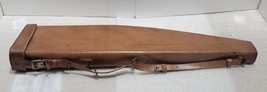 Leather Gun Rifle Carry Bag Scabbard Protection Case Hunting Firearm - £62.31 GBP