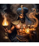 King Sila djinn male powerful brings wishes and more  Wishes Jinn Genie ... - €33,74 EUR