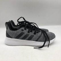Adidas Womens Grey Black Athletic Shoes Size 6.5 FY8222 - £23.74 GBP