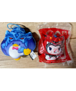 McDonalds Happy Meal Toy 2 Pc Lot: Yu Gi Oh Mini Plush, Naromi Sky Dragon - $5.93
