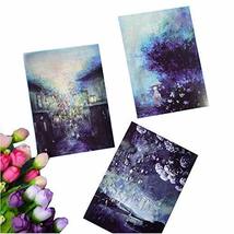 Starry Series Postcard Collection Set Hand Painting Greeting Card Set of 12 - $17.98