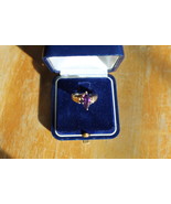 10K Marquis Amethyst ring 6 1/4 - €213,20 EUR