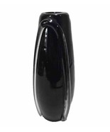 Applied Art Glass Vase Clear Glass Swirl 9&quot; Vtg Glass Blue Purple - $375.39 MXN