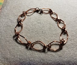 6-8.5 Unisex Copper Bracelet Handcrafted - £18.37 GBP