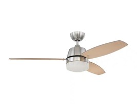 Craftmade Beltre 52” DualMount Ceiling Fan W/Light Kit BEL52BNK3-LED NewOB L1099 - £111.87 GBP