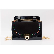 The Caris Black Leather Handbag image 5