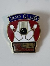 Vintage 200 Club Bowler Bowling 1” Inch Pin - $17.54