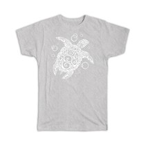 Swimming Turtle Silhouette : Gift T-Shirt Nature Animal Protection Graphics Wate - £19.74 GBP