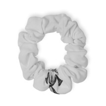 Scrunchie Personalized with Black and White Print &#39;Between Every Two Pines&#39; - £16.46 GBP