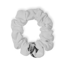 Scrunchie Personalized with Black and White Print &#39;Between Every Two Pines&#39; - £15.39 GBP