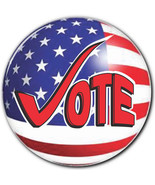 !VOTE! 6 DIFFERENT VOTE SLOGANS 3&quot; PIN BACK BUTTON !VOTE! - $27.34 CAD