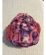 The North Face Sprout Mini Tiny Kids Baby Backpack Pink Purple Zipper Po... - $24.00