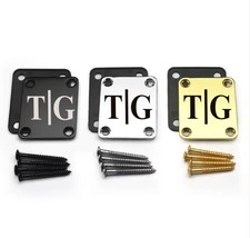 Custom Engraved Guitar Neck Plate - Personalized neckplate for Guitars-D14 - £13.13 GBP