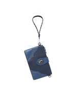 Crossbody Genuine Leather Navy Sugar Skull Concho NEW - €24,77 EUR