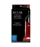 Riccar RMH-6 HEPA Media Bags Box of 12 for R20S R20D R20P R20UP Vacuum C... - $34.64