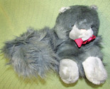 WALMART PLUSH CAT GRAY PERSIAN 15&quot; Realistic Kitten Furry Stuffed Animal... - $22.50