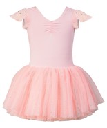 Flo Dancewear Little Kid Girls Embellished Tutu Dance Dress,Pink,XX-Small - £31.44 GBP