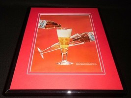 1966 Budweiser Beer Bottles Framed 11x14 ORIGINAL Vintage Advertisement - £35.04 GBP