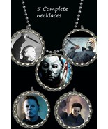 Michael myers 5 piece necklace set halloween great gift necklaces ball c... - €9,49 EUR