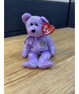 Ty Beanie Babies Decade the Bear Plush 2003 10th Anniversary KG JD - €12,78 EUR