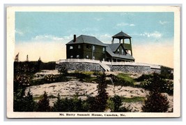 Mt Batty Battie Summit House Camden Maine ME UNP WB Postcard Y7 - £3.83 GBP