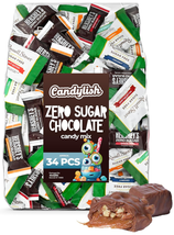 Zero Sugar Chocolate Candy Mix (Approx. 34 Pieces) - Russell Stover Assorted &amp; H - $22.52