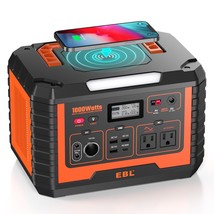 1000W Portable Power Station Lithium Battery Backup Solar Generator - $691.59