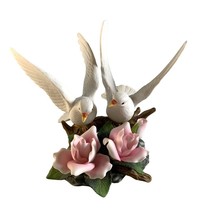 Holsted House Enchanting White Doves The Porcelain Garden collection birds - £14.78 GBP