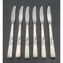 Community Morning Star Dinner Knives set of 6 Silver Plate Vintage - $39.99