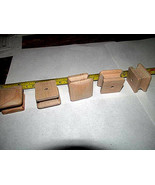 50 PIECES NEW UNFINISHED MAPLE 1 1/4&quot; SQUARE WOOD CABINET KNOBS / PULLS KE - €26,95 EUR