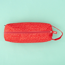 Yoobi Brand Pencil Case/Bag ~ Cool Coral ~ Zipper Closure - £11.95 GBP