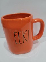 New Rae Dunn Halloween Ll &quot;Eek&quot; Orange Mug - £17.40 GBP